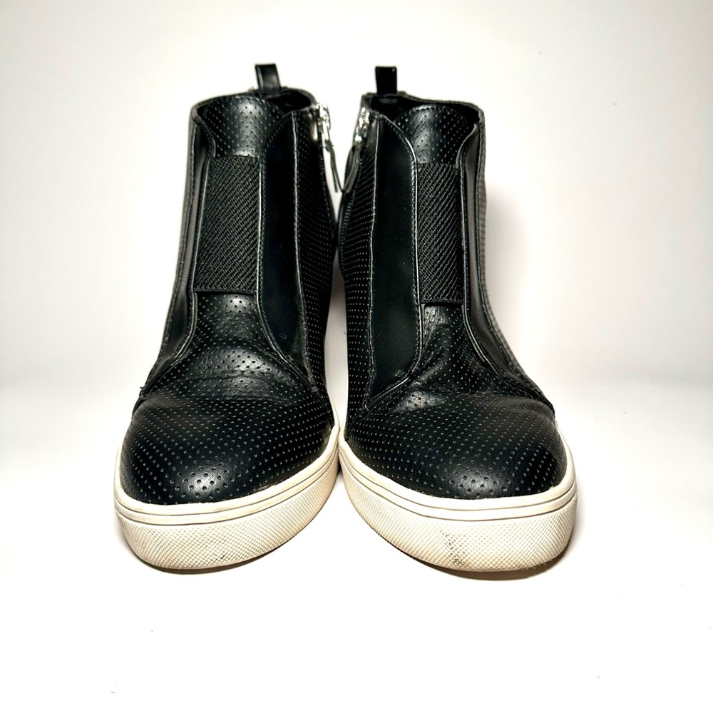 MIA Women’s Faux Leather Wedge Boots Size 10